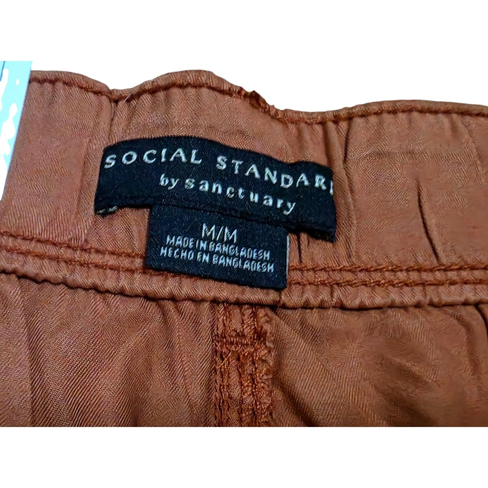 Social Standard by Sanctuary Fortune Tencel Shorts Red Clay XH9058E1 Mens Medium - Picture 5 of 8
